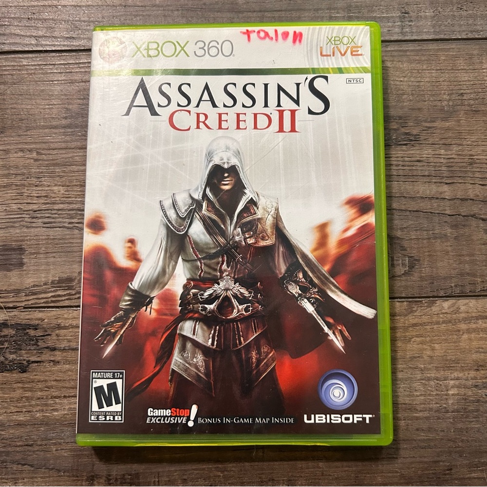Assassin's Creed II for Xbox 360 - Green Case